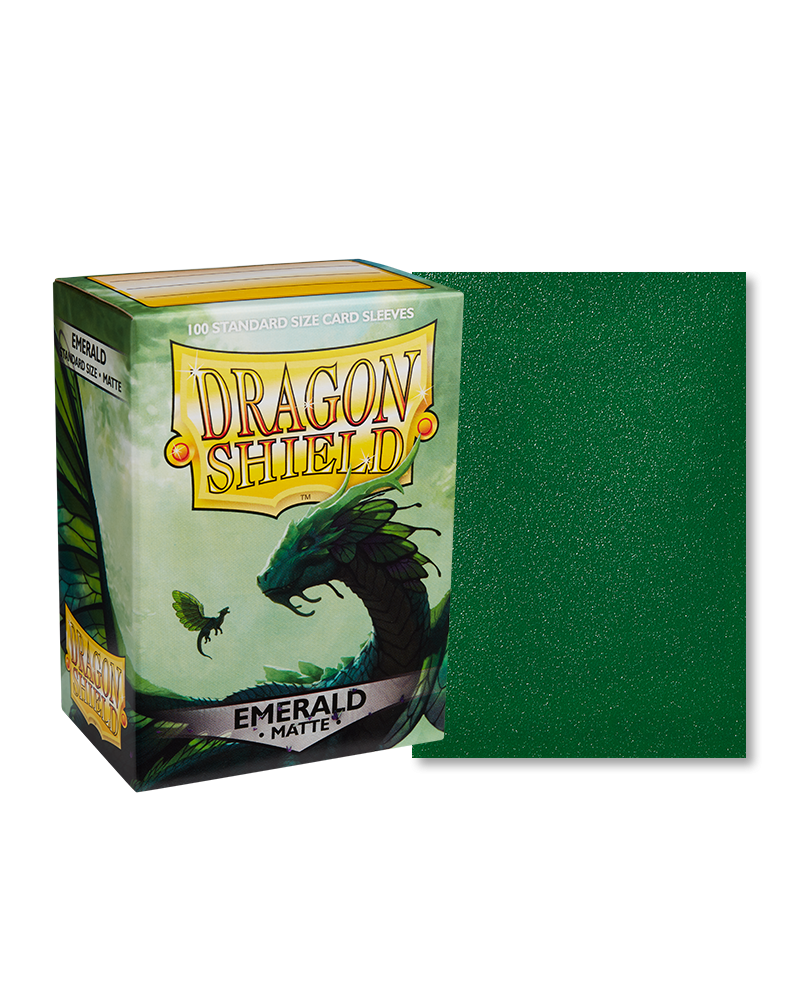 Dragon Shield: Standard Sleeves: Matte - Emerald