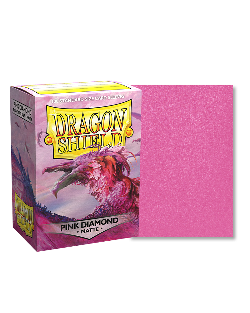 Dragon Shield: Standard Sleeves: Matte - Pink Diamond