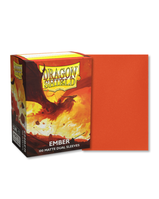 Dragon Shield: Standard Sleeves: Dual Matte - Ember 'Alaric, Revolution Kindler'