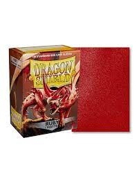 Dragon Shield: Standard Sleeves: Matte - Ruby