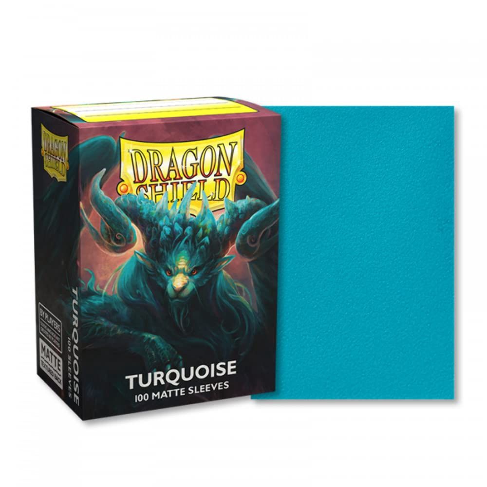 Dragon Shield: Standard Sleeves: Matte - Turquoise 'Atebeck'