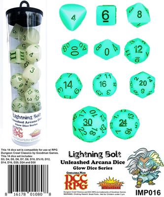 Unleashed Arcana Dice: Lightning Bolt