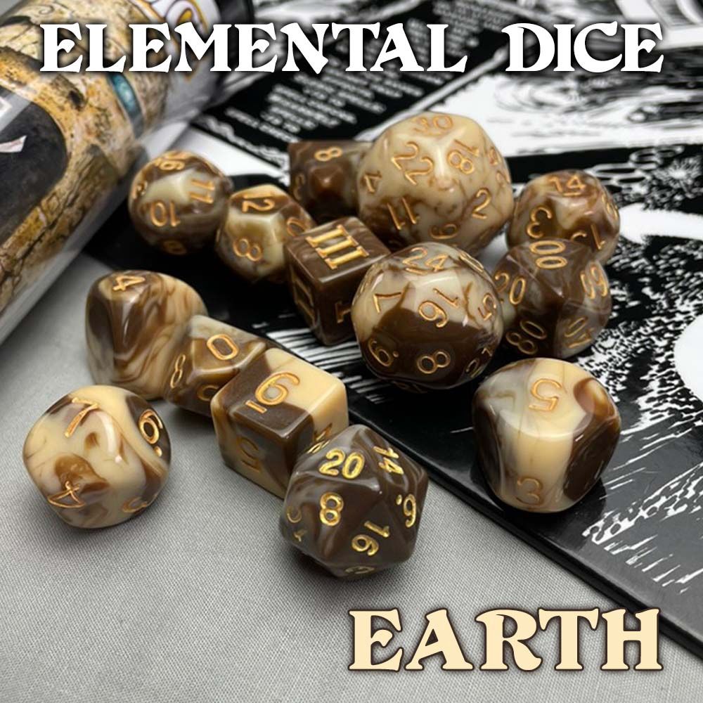 DCC RPG Dice: Elemental Dice: Earth