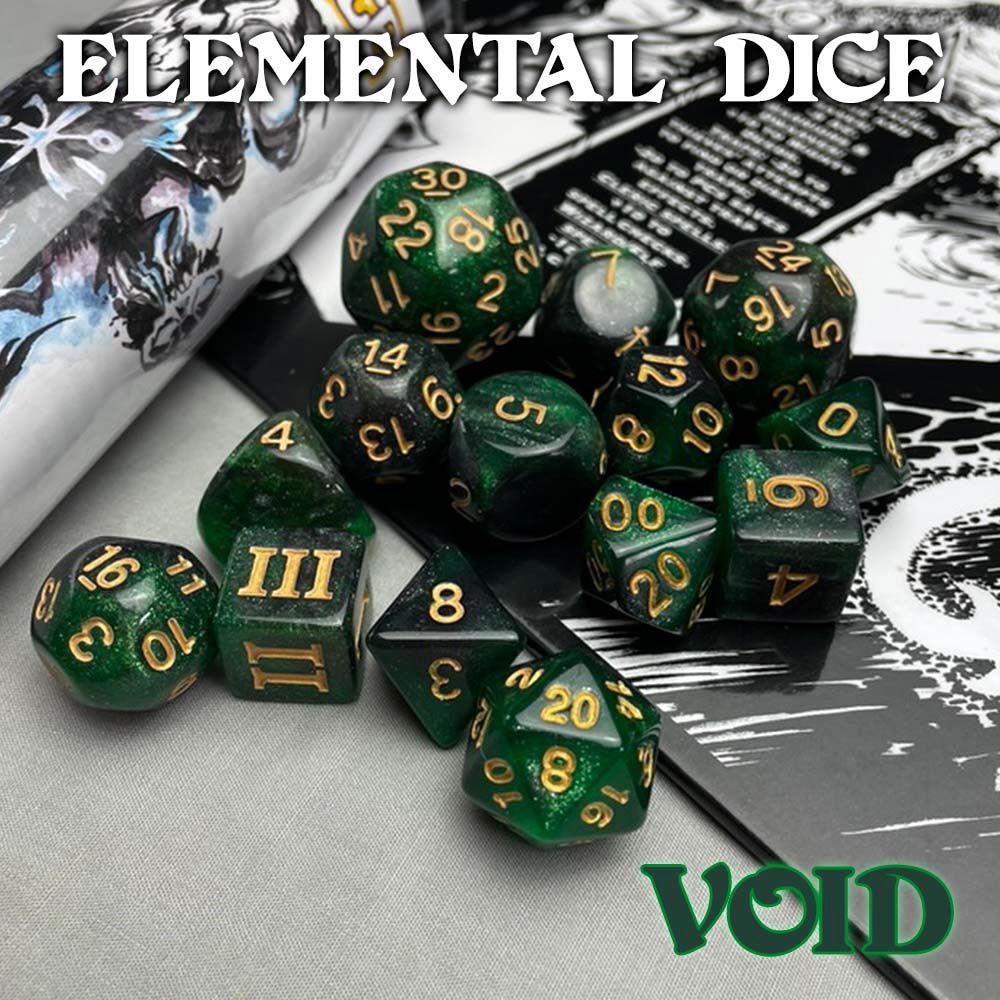 DCC RPG Dice: Elemental Dice: Void