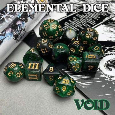 DCC RPG Dice: Elemental Dice: Void
