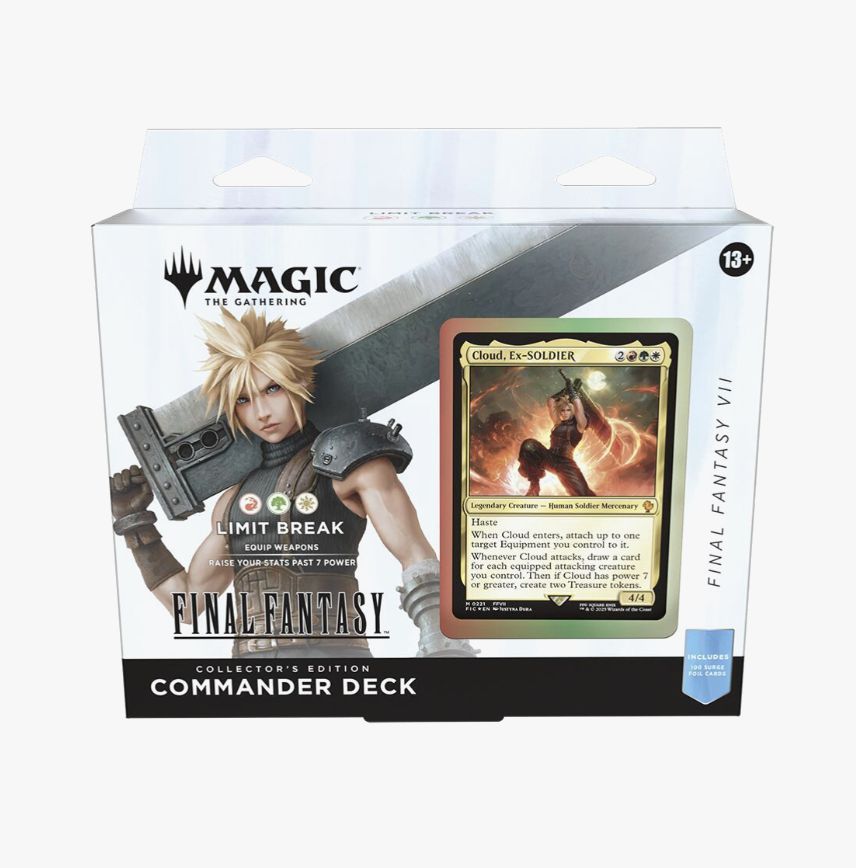 Magic the Gathering: Universes Beyond: Final Fantasy - Limit Break Commander Deck (Collector&#39;s Edition)