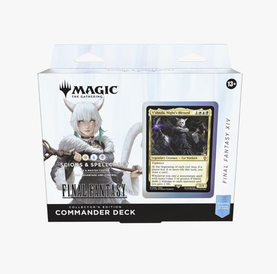 Magic the Gathering: Universes Beyond: Final Fantasy - Scions &amp; Spellcraft Commander Deck (Collector&#39;s Edition)