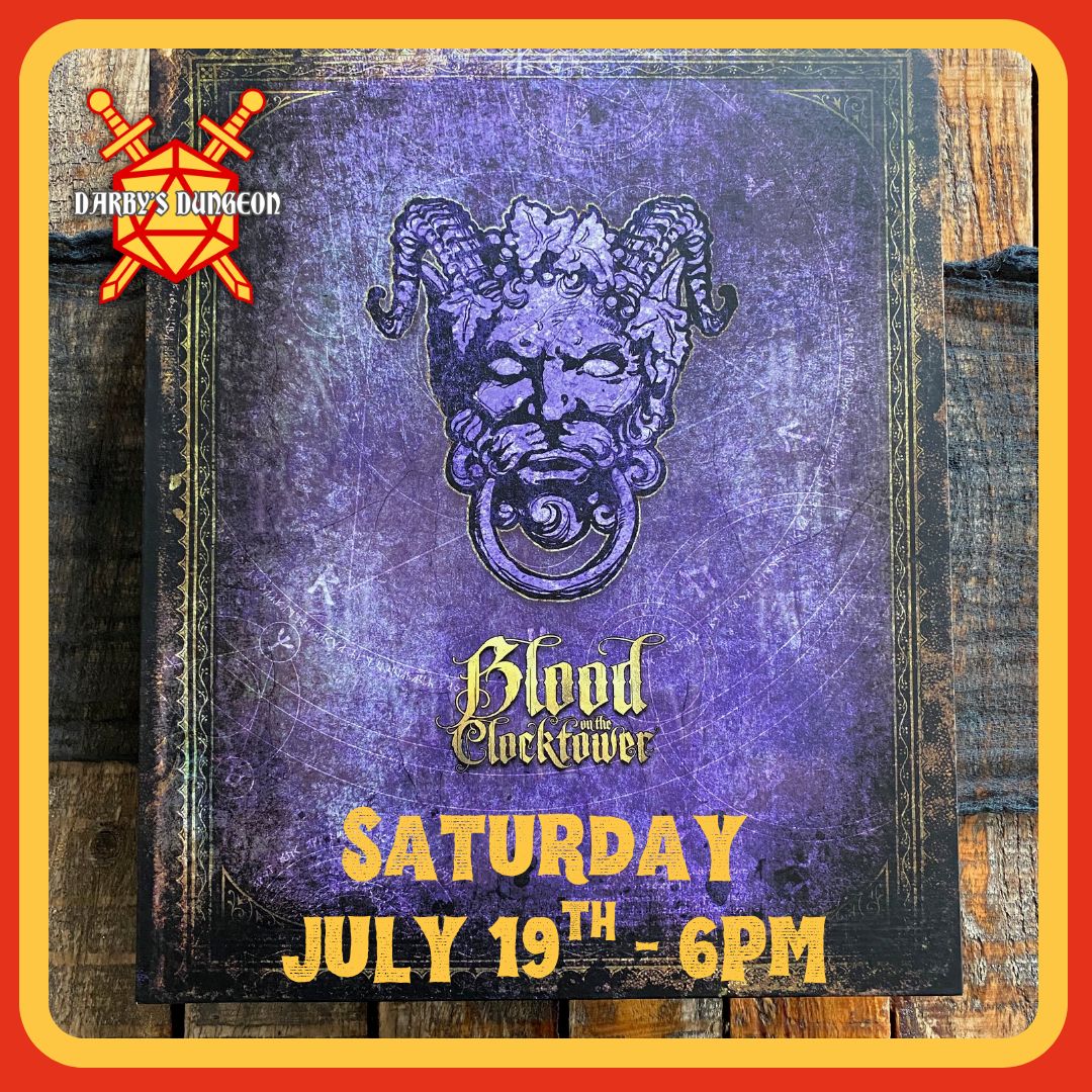 Blood on the Clocktower - Sat Jul 19th - 6:00 PM