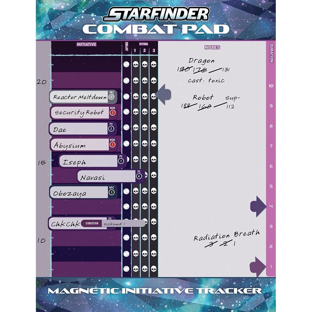 Starfinder RPG, 2e: Starfinder Combat Pad