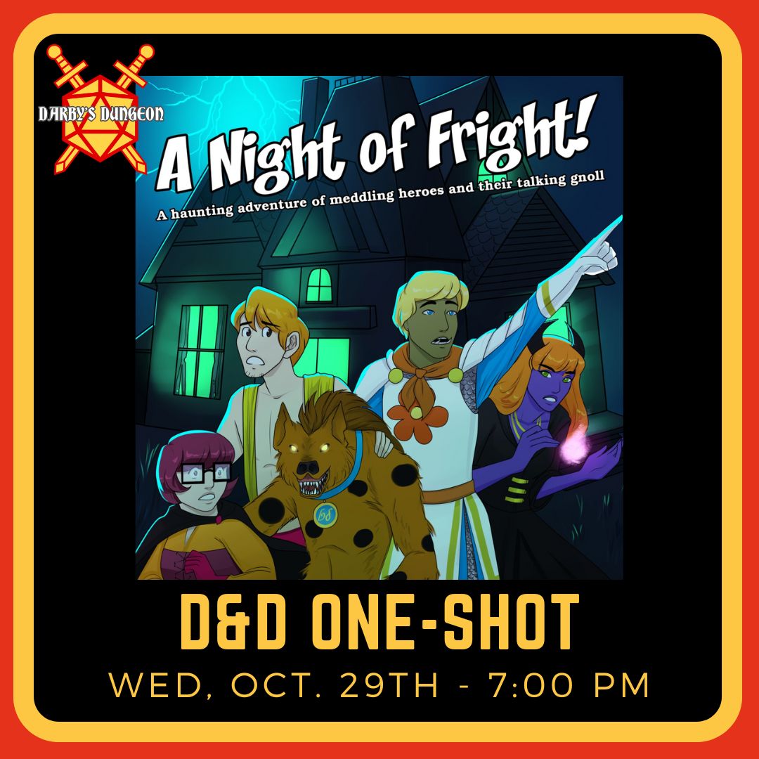 D&D 5e One-Shot - A Night of Fright - DM Wendol - Oct 29th at 7:00pm