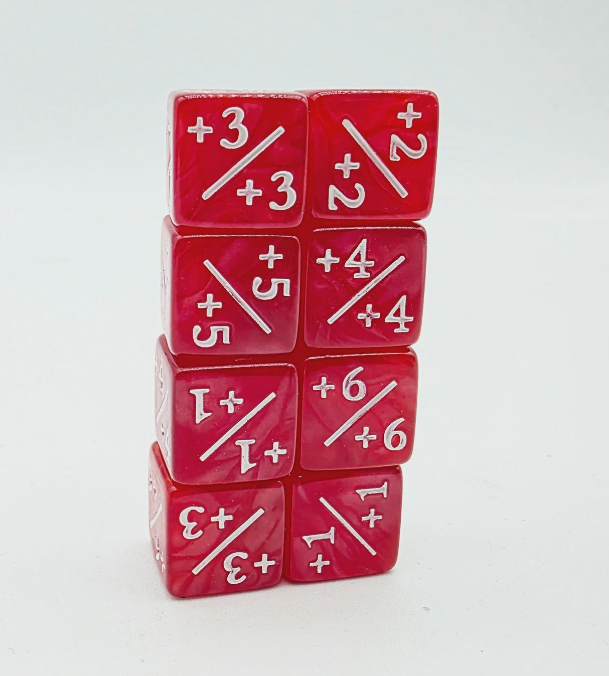 Counters for Magic - Pearl Red (8)