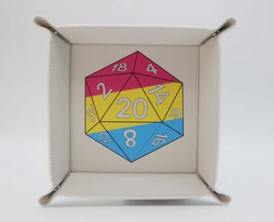 Pride D20 Snap Tray: Pansexual