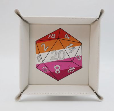 Pride D20 Snap Tray: Lesbian
