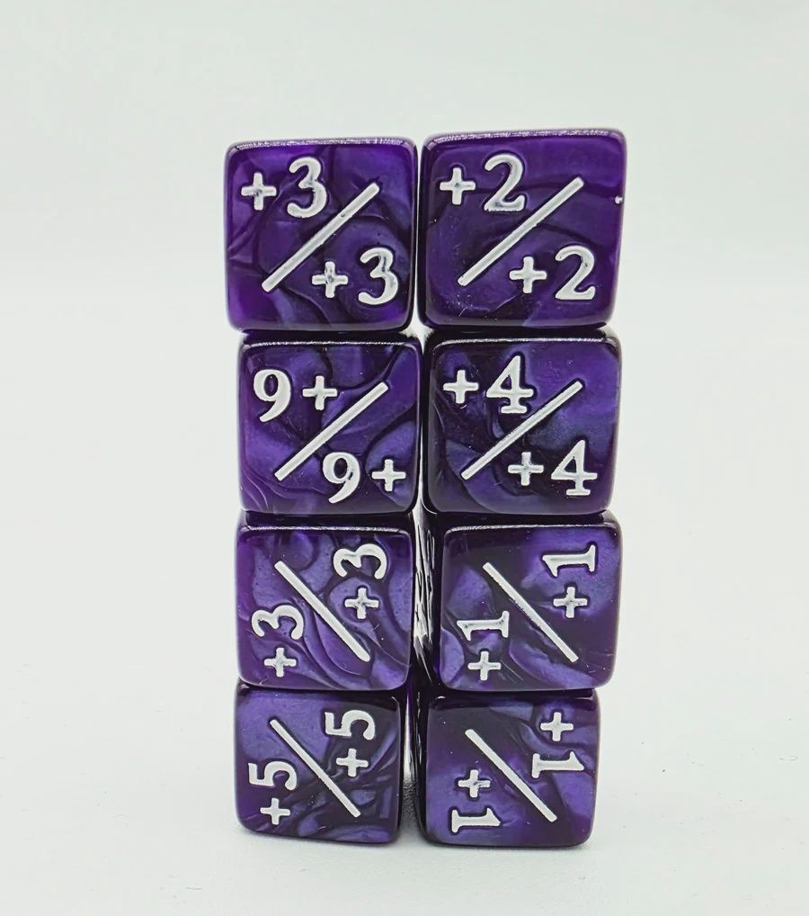 Counters for Magic - Pearl Purple (8)