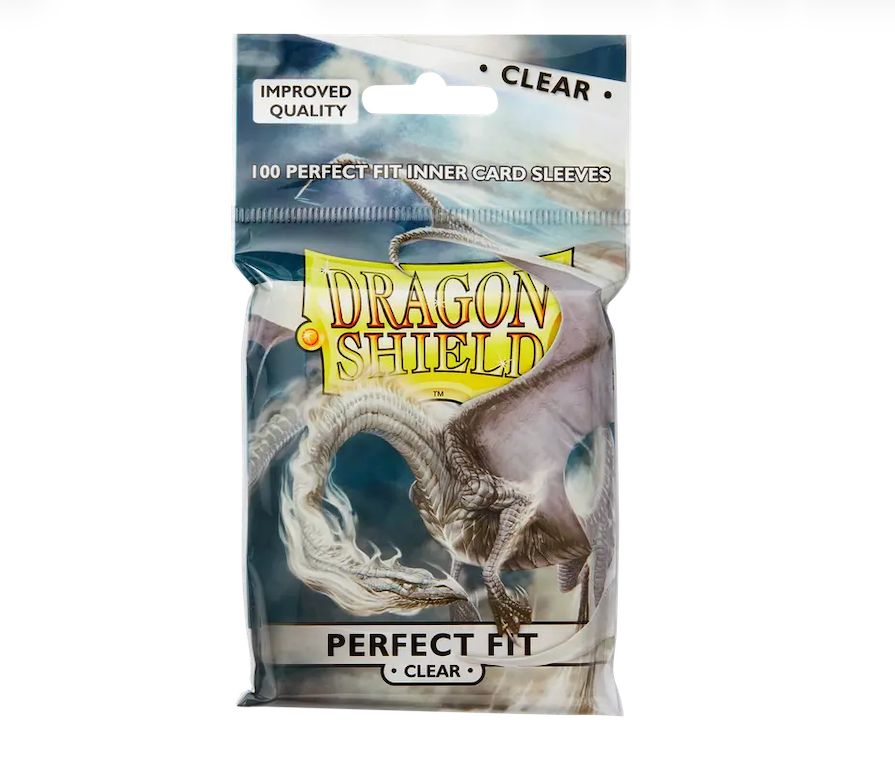 Dragon Shield: Standard Sleeves: Perfect Fit - Clear