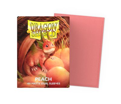 Dragon Shield: Standard Sleeves: Dual Matte - Peach 'Piip'