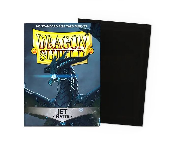 Dragon Shield: Standard Sleeves: Matte - Jet