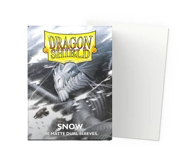 Dragon Shield: Standard Sleeves: Dual Matte - Snow 'Nirin'