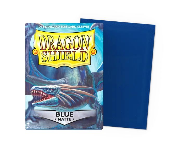 Dragon Shield: Standard Sleeves: Matte - Blue
