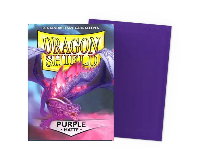 Dragon Shield: Standard Sleeves: Matte - Purple