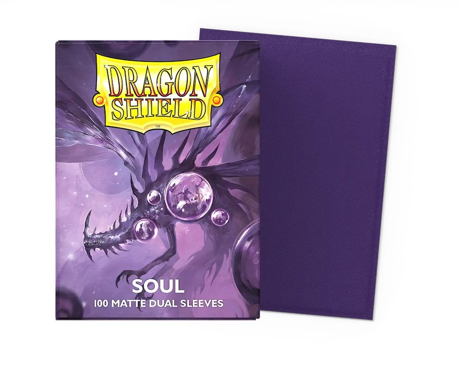 Dragon Shield: Standard Sleeves: Dual Matte - Purple/Soul