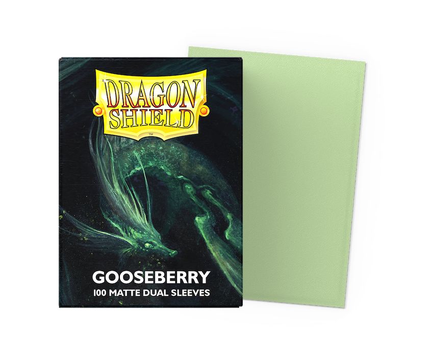 Dragon Shield: Standard Sleeves: Dual Matte - Pastels Gooseberry