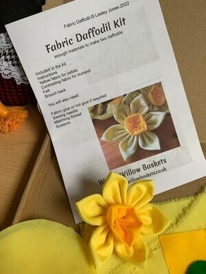 Fabric Daffodil Pin - Craft Kit