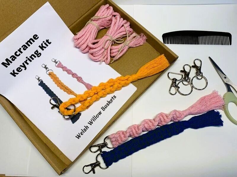 Make Your Own  Macrame Keyrings - Craft Kit