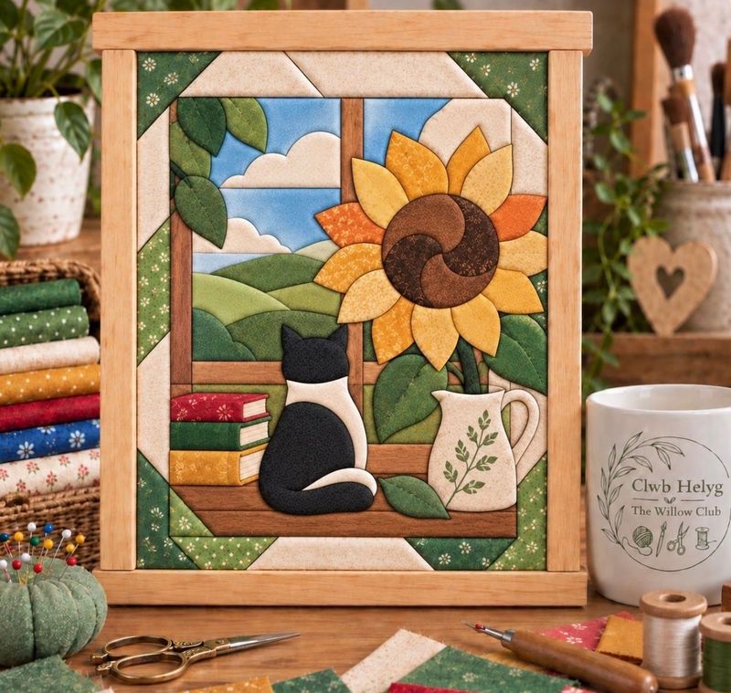 The Kinusaiga Sunday Stories Collection Fabric Art Kit Fabric Not Included No-Sew Quilt DIY The Kinusaiga Sunday Stories Collection Fabric Art Kit Fabric Not Included No-Sew Quilt DIY
