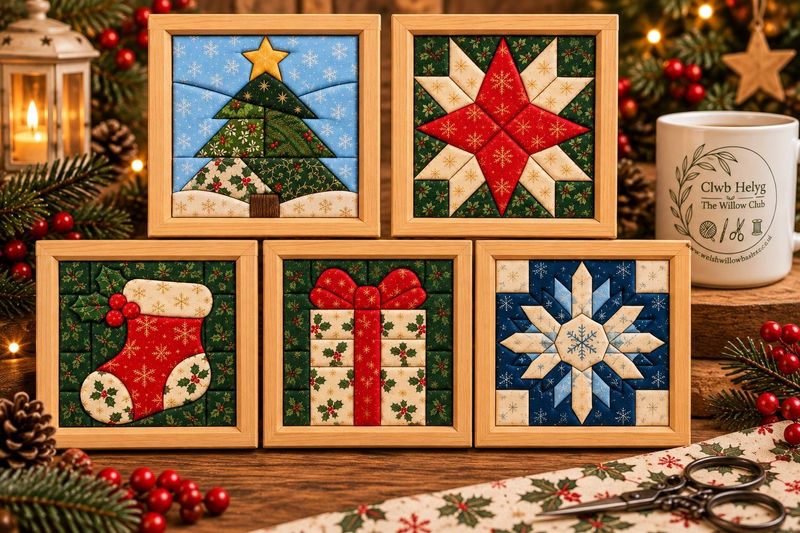 Christmas Kinusaiga Craft Group Kits –Set of 10 Projects.