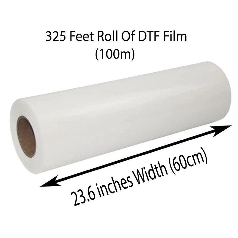 DTF Transfer Custom 23.6&quot; x 325&#39; Cold Peel DTF Film - Double Sided