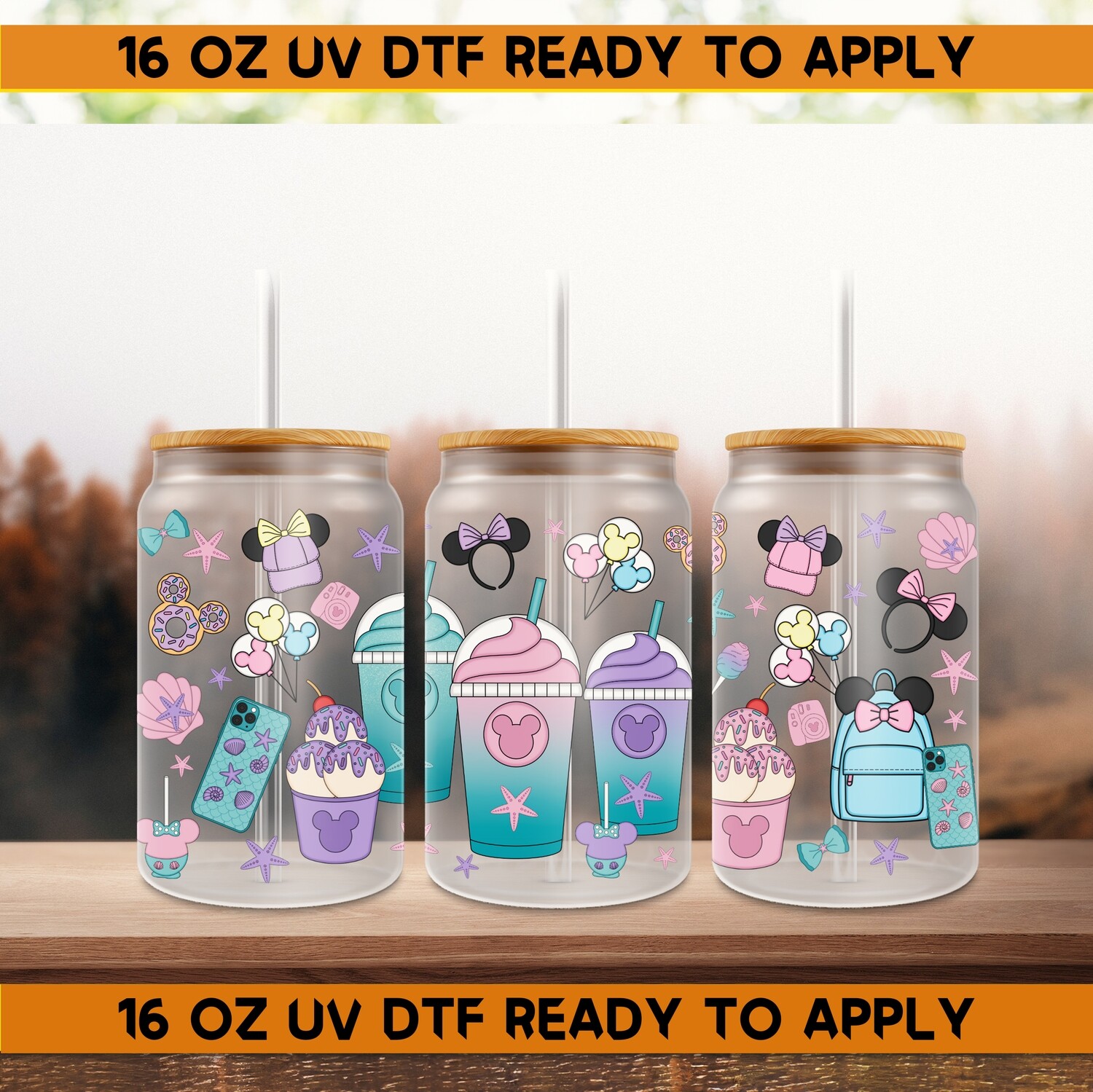 Mickey Design-UV DTF Ready To Apply