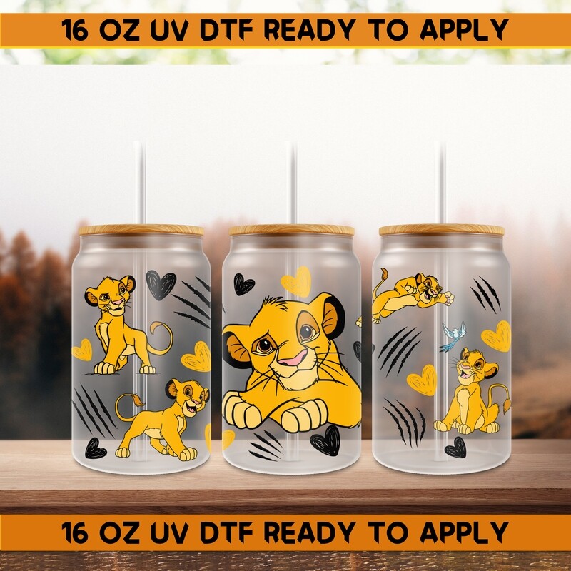 Cartoon Character Design-UV DTF Ready To Apply