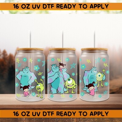 Monsters Design-UV DTF Ready To Apply