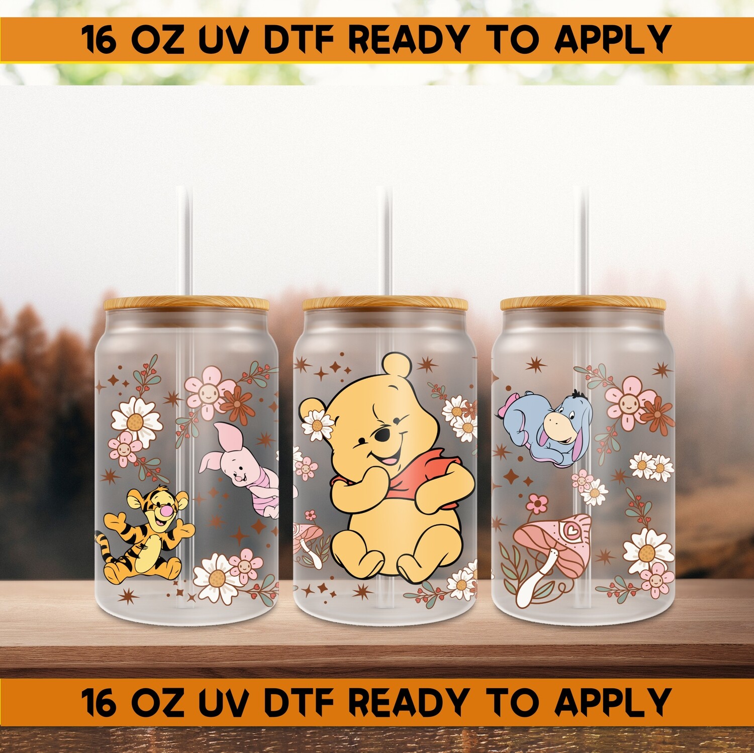 Cartoon Design-UV DTF Ready To Apply
