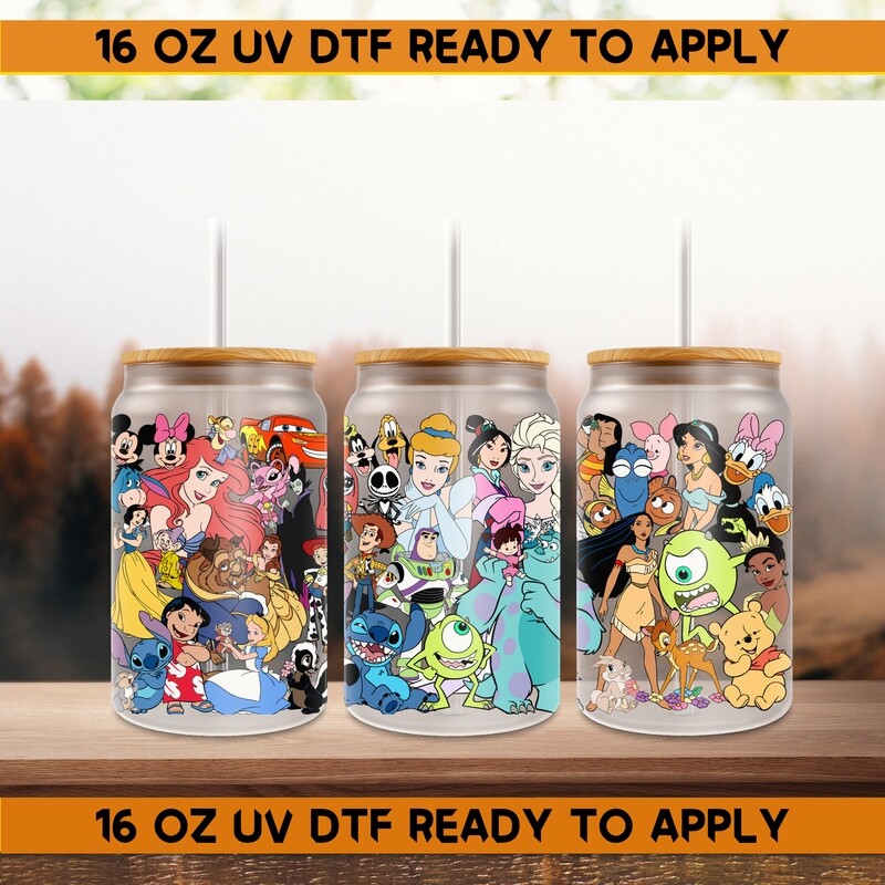 Cartoon Design-UV DTF Ready To Apply