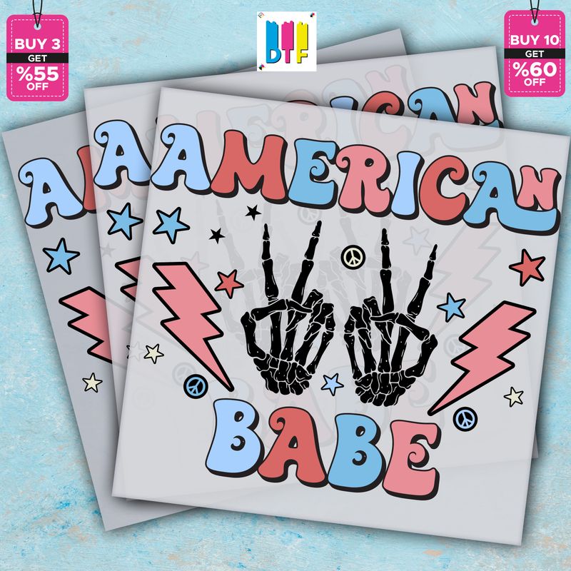4th Of July American Babe - Ready To Press