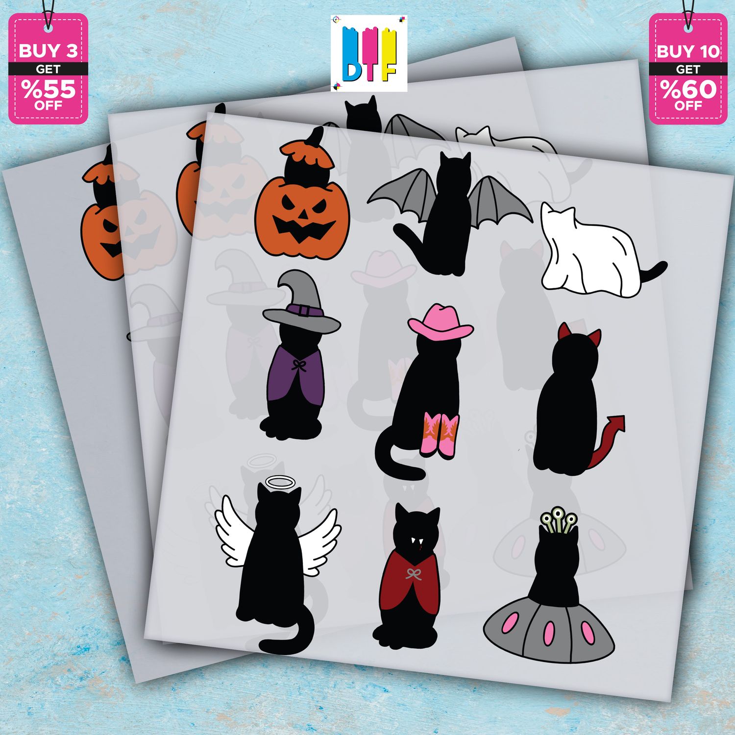 Halloween - Cats - Ready To Press
