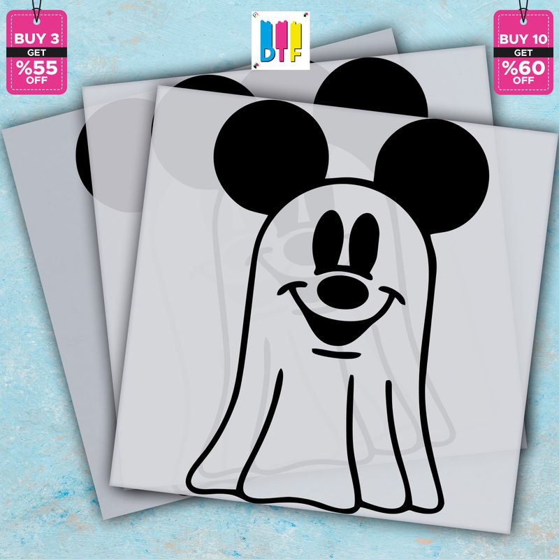 Halloween - Mickey Ghost - Ready To Press