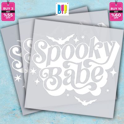 Halloween - Spooky Babe - Ready To Press