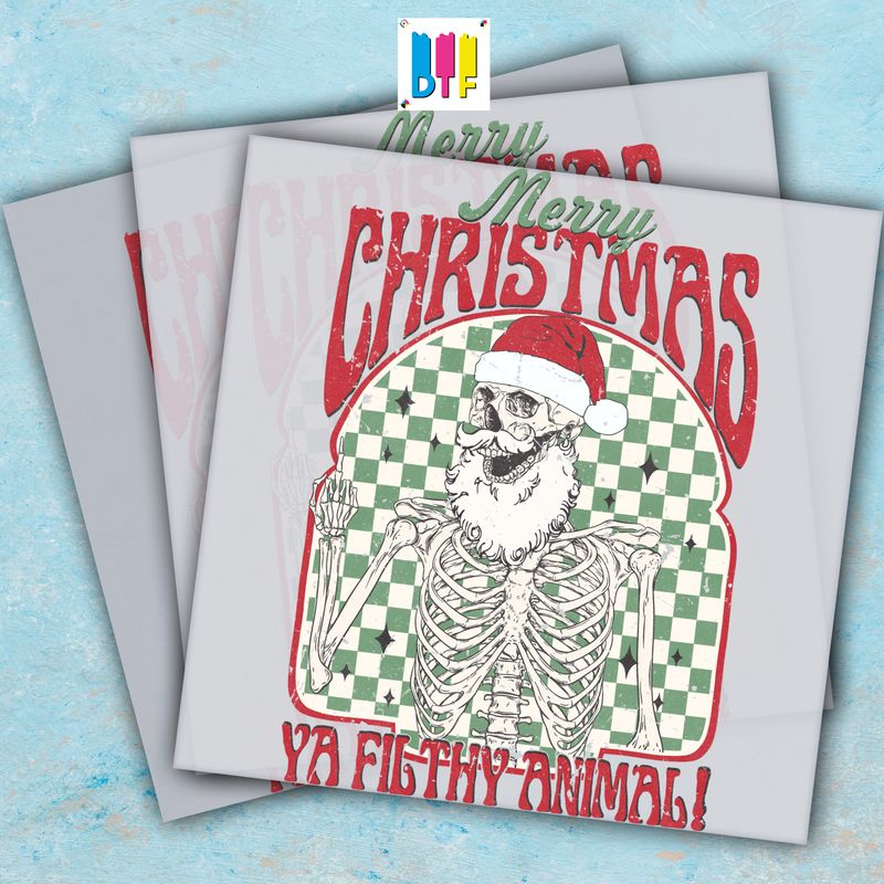 Merry Christmas Ya Filthy Animal - Ready To Press