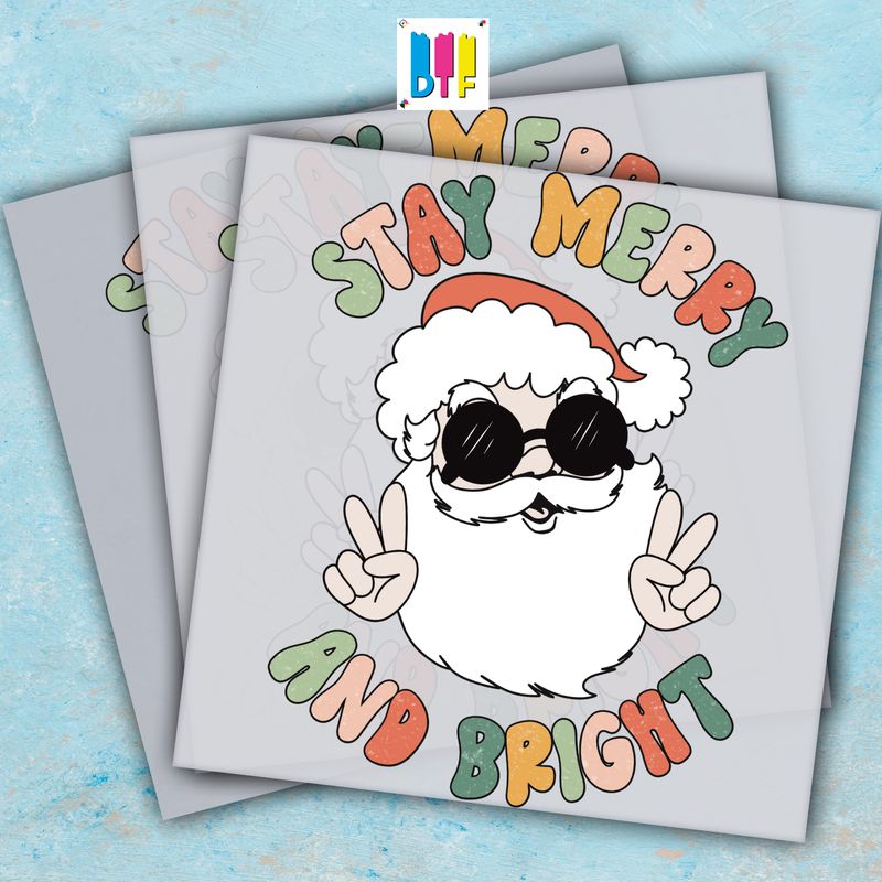 Christmas Stay Merry and Bright - Ready To Press