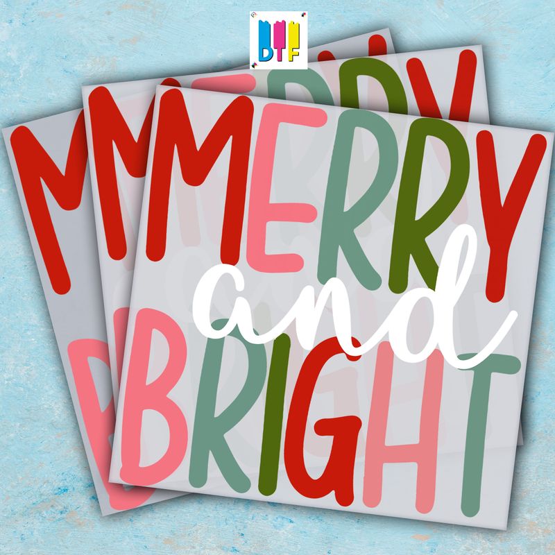 Christmas Merry and Bright - Ready To Press