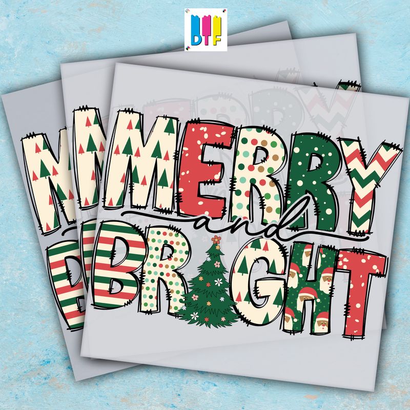 Christmas Merry and Bright - Ready To Press