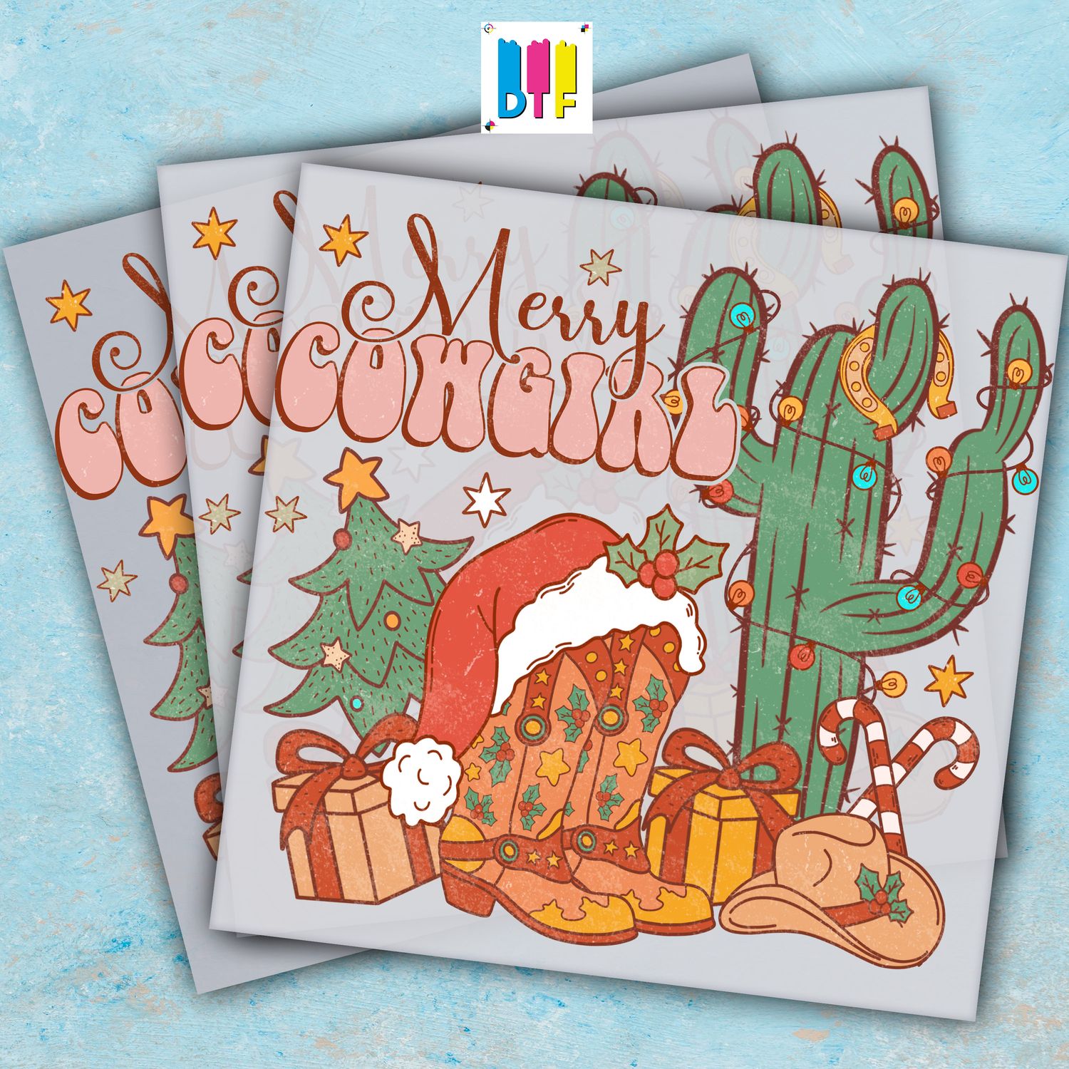 Christmas Merry Cowgirl - Ready To Press
