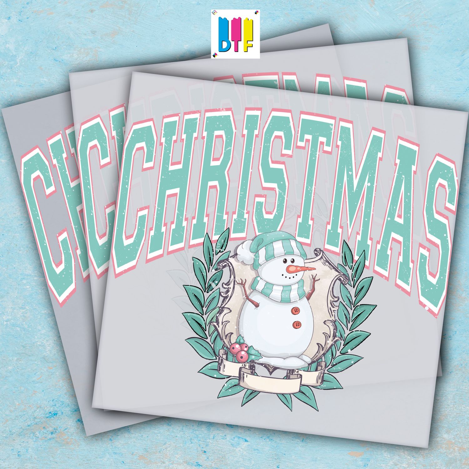 Christmas Snowman- Ready To Press