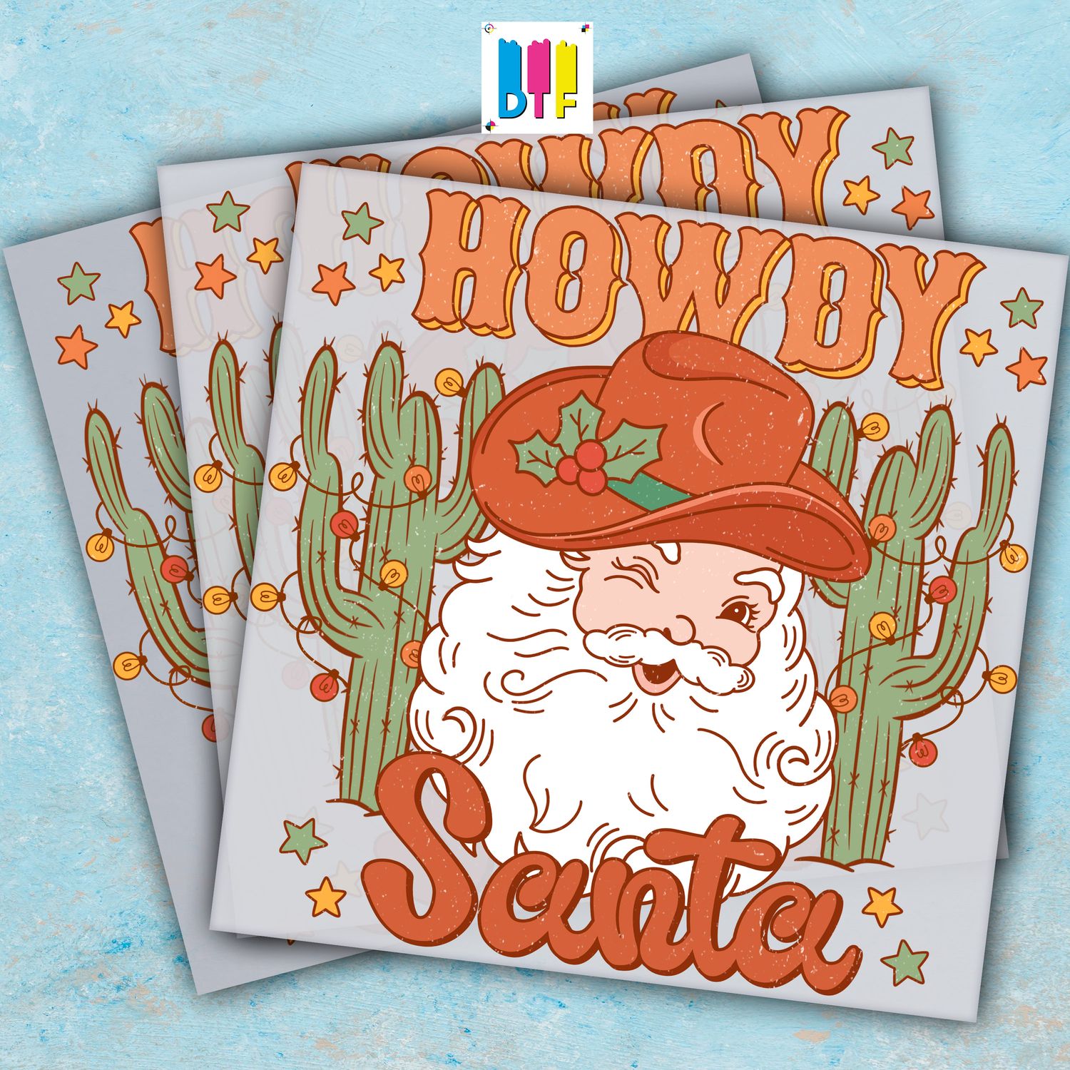 Howdy Santa Christmas - Ready To Press