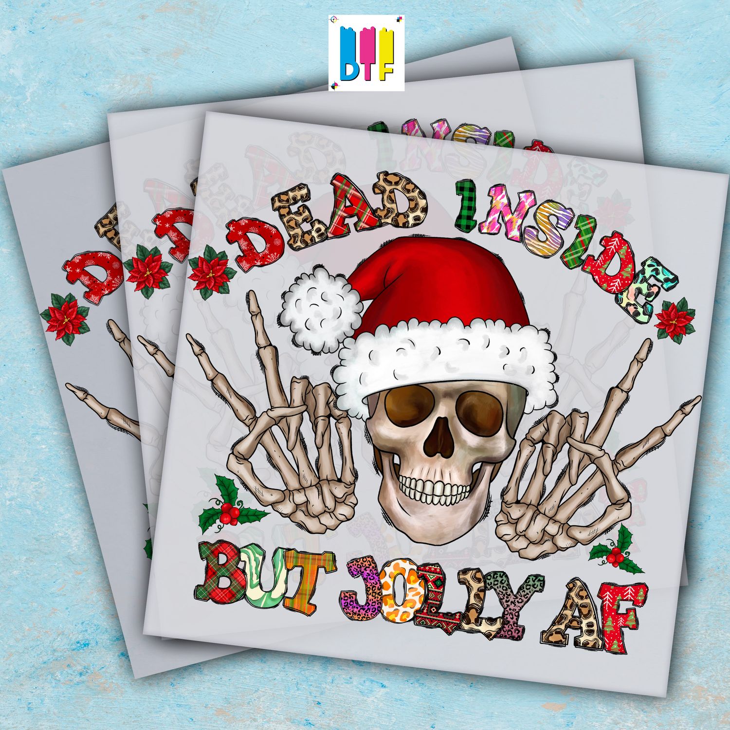 Christmas Dead Inside But Jolly Af - Ready To Press