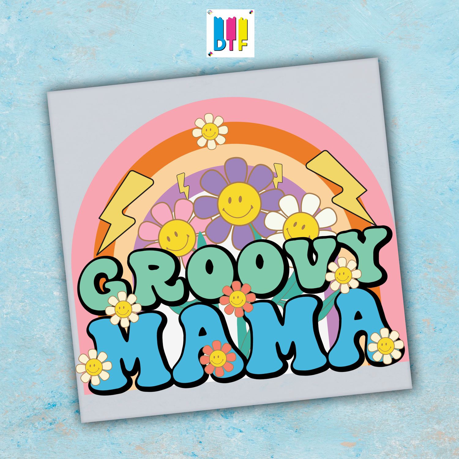 Groovy Mama - Ready To Press - Mothers Day Gift - Mom Gift - Mama Gift