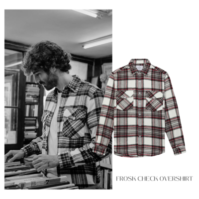 Portuguese Flannel - Frosk Check Overshirt